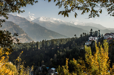 The Ridge area on Mall road in Shimla